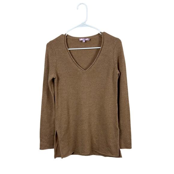 Calypso 100% Cashmere Tan Sweater size XS - Picture 1 of 7